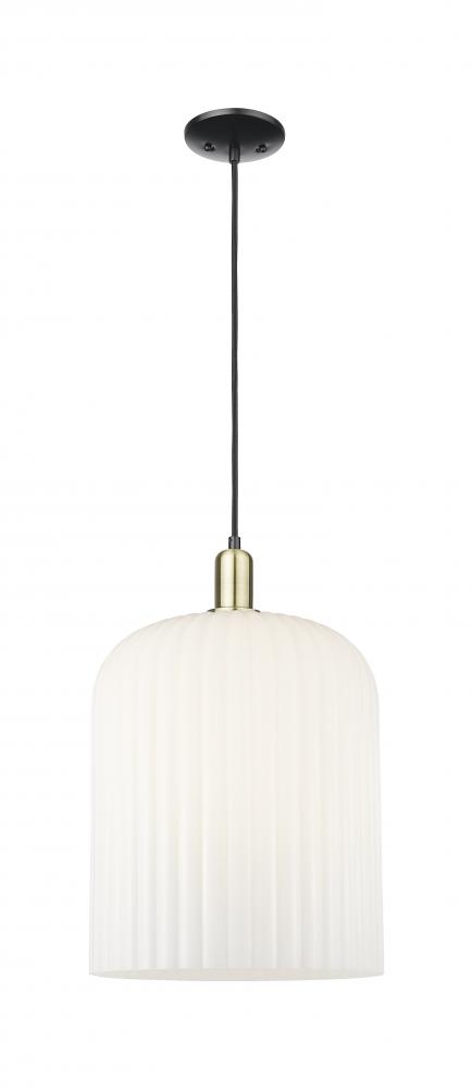 Bridal Veil - 1 Light - 12 inch - Black Antique Brass - Cord hung - Mini Pendant