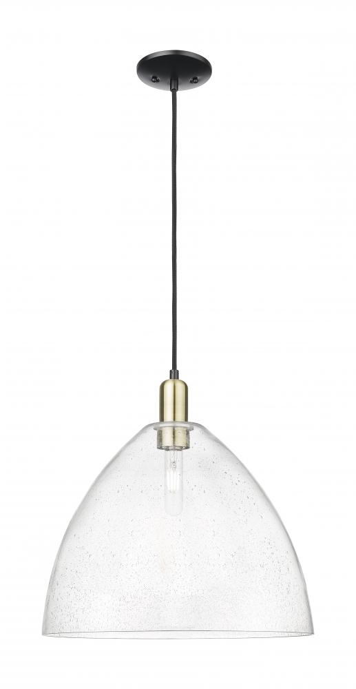 Bristol - 1 Light - 16 inch - Black Antique Brass - Cord hung - Mini Pendant