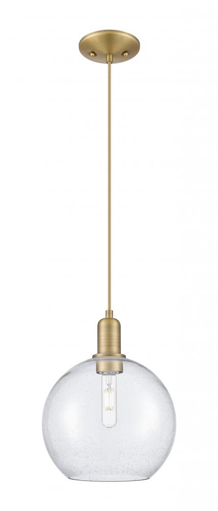 Athens - 1 Light - 10 inch - Brushed Brass - Cord hung - Mini Pendant