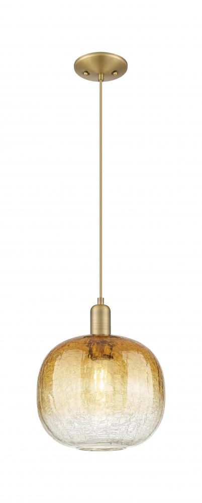 Brookhaven Sphere - 1 Light - 6 inch - Brushed Brass - Cord hung - Mini Pendant