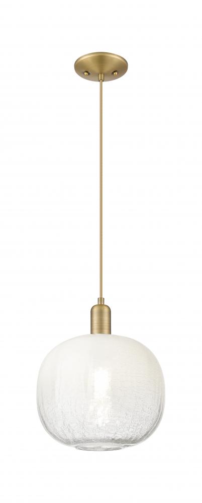 Brookhaven Sphere - 1 Light - 6 inch - Brushed Brass - Cord hung - Mini Pendant