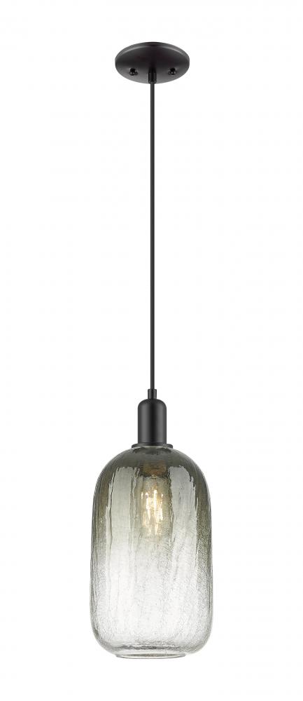 Brookhaven Cloche - 1 Light - 6 inch - Matte Black - Cord hung - Mini Pendant