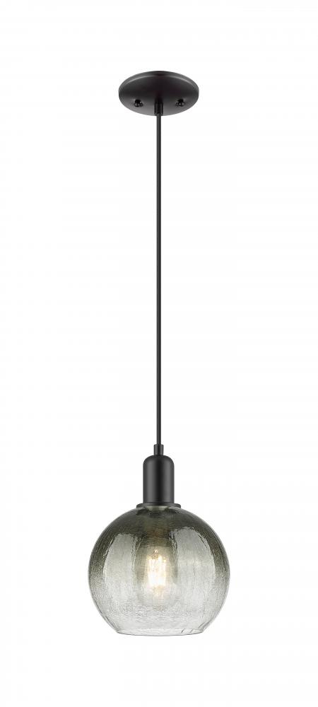 Brookhaven Globe - 1 Light - 6 inch - Matte Black - Cord hung - Mini Pendant