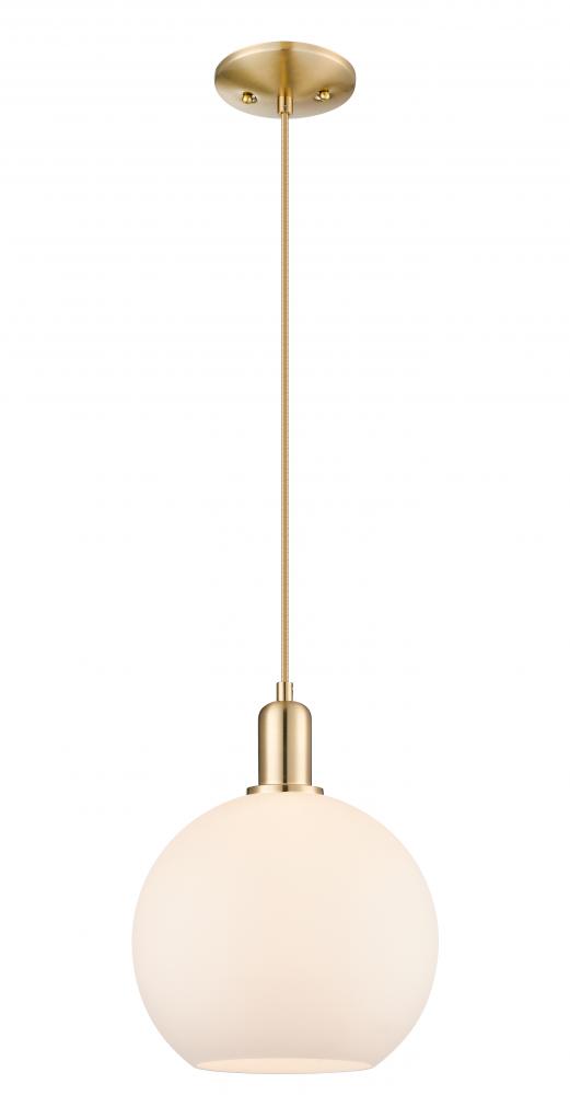 Athens - 1 Light - 10 inch - Champagne Bronze - Cord hung - Mini Pendant