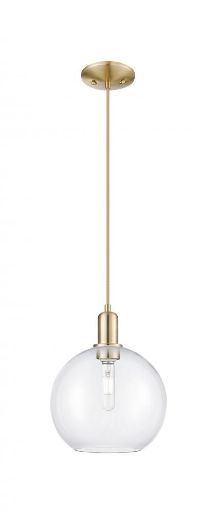 Athens - 1 Light - 10 inch - Champagne Bronze - Cord hung - Mini Pendant