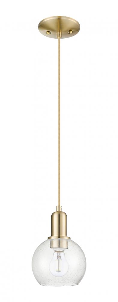 Athens - 1 Light - 6 inch - Champagne Bronze - Cord hung - Mini Pendant