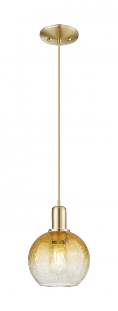 Brookhaven Globe - 1 Light - 6 inch - Champagne Bronze - Cord hung - Mini Pendant