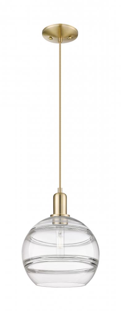 Rochester - 1 Light - 10 inch - Champagne Bronze - Cord hung - Mini Pendant