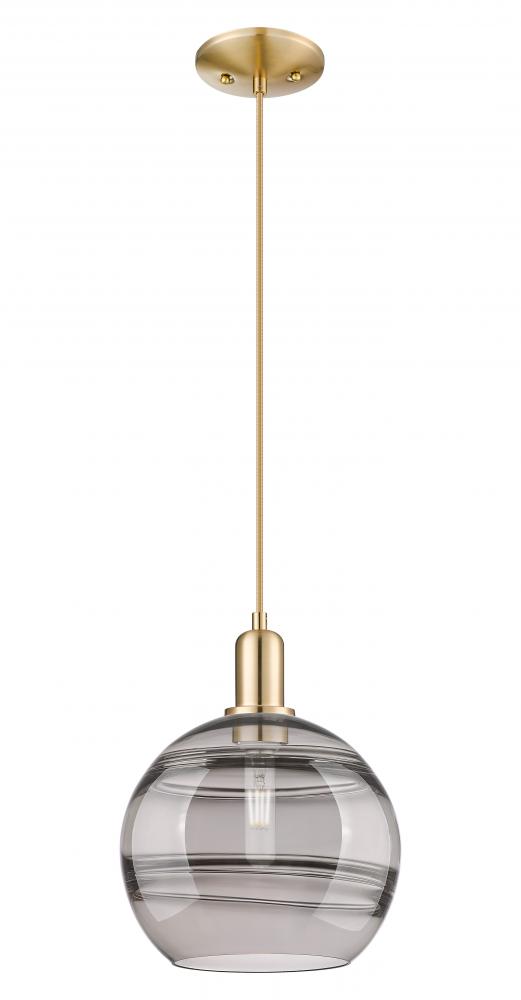 Rochester - 1 Light - 10 inch - Champagne Bronze - Cord hung - Mini Pendant