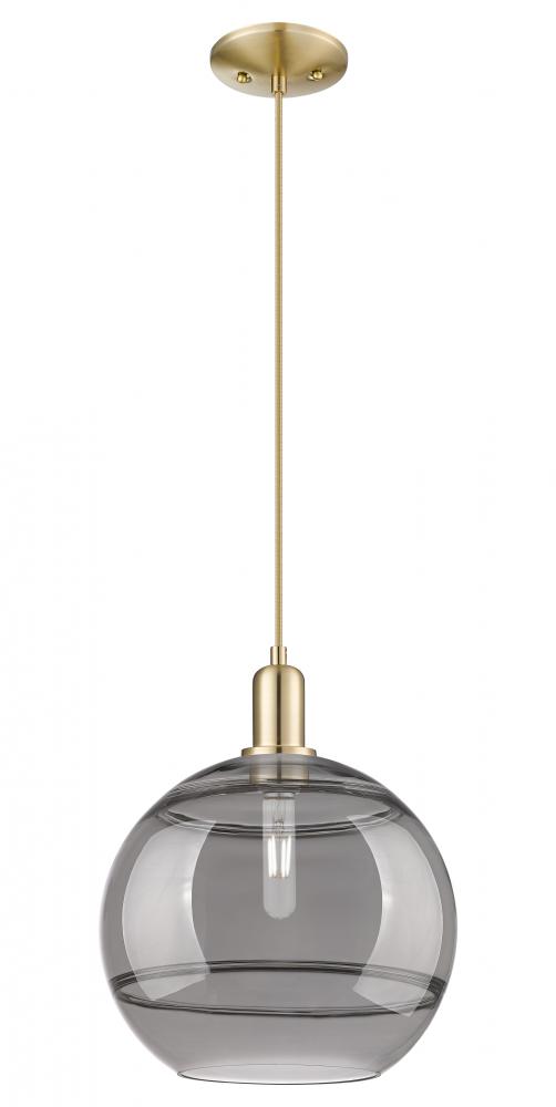 Rochester - 1 Light - 12 inch - Champagne Bronze - Cord hung - Mini Pendant