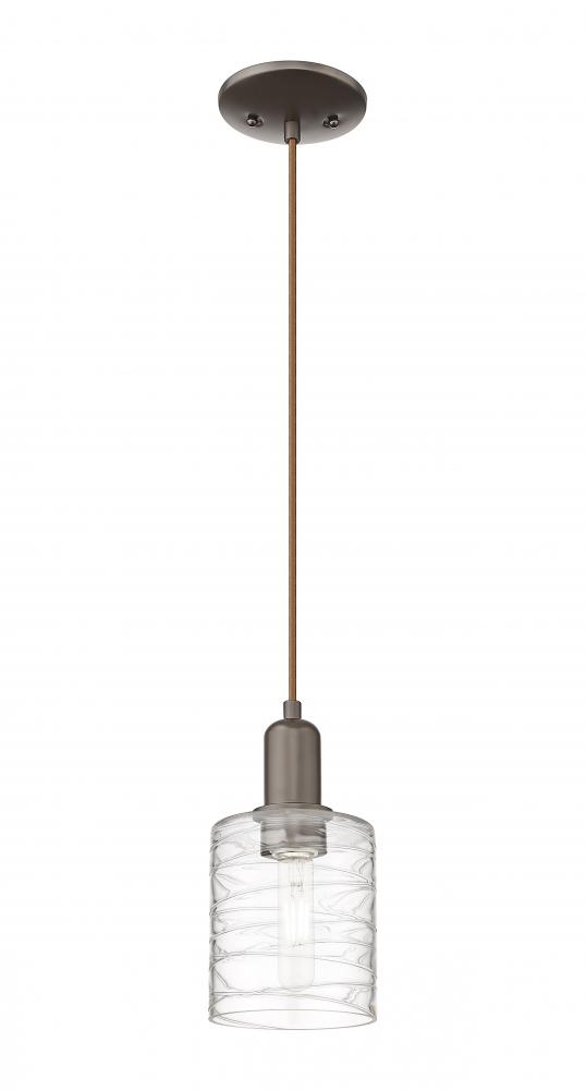 Cobbleskill - 1 Light - 5 inch - Oil Rubbed Bronze - Cord hung - Mini Pendant