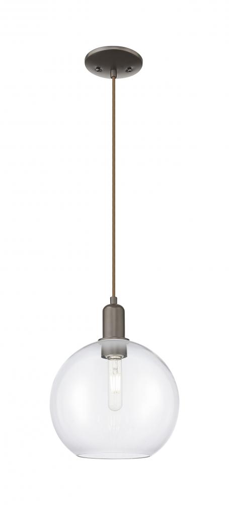 Athens - 1 Light - 10 inch - Oil Rubbed Bronze - Cord hung - Mini Pendant