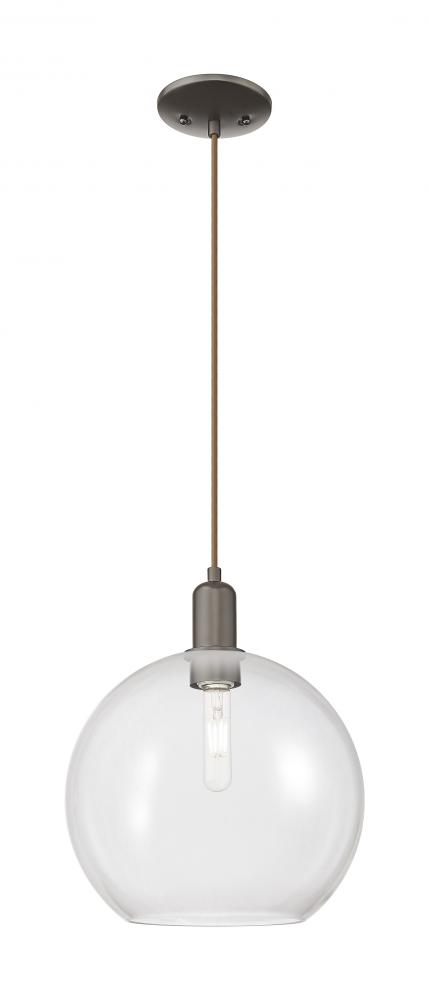 Athens - 1 Light - 12 inch - Oil Rubbed Bronze - Cord hung - Mini Pendant