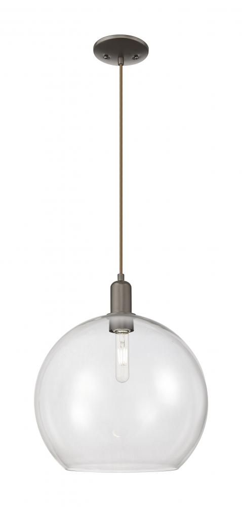 Athens - 1 Light - 14 inch - Oil Rubbed Bronze - Cord hung - Mini Pendant