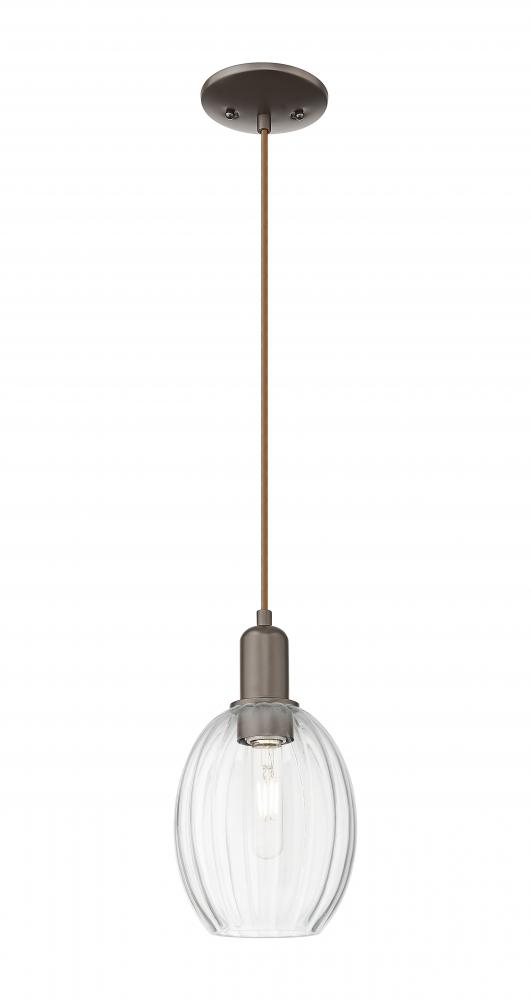 Preston Bulb - 1 Light - 6 inch - Oil Rubbed Bronze - Cord hung - Mini Pendant
