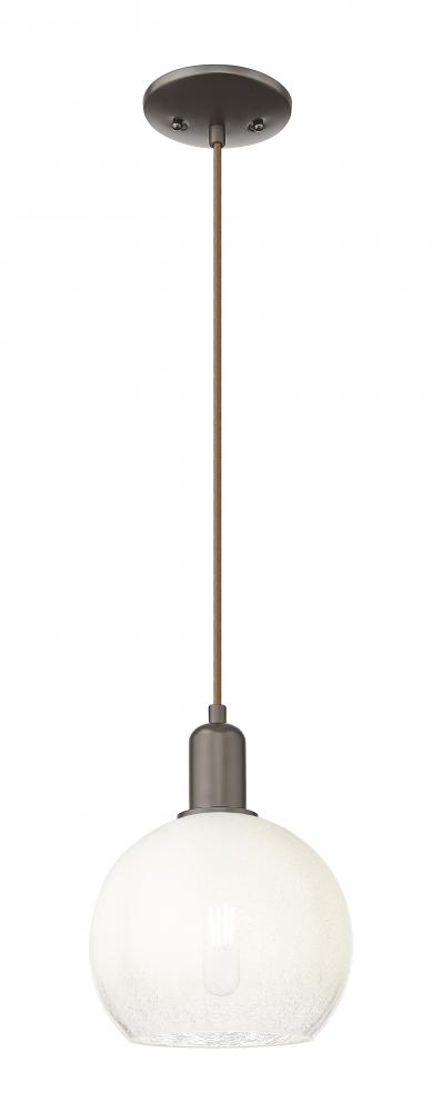 Brookhaven Globe - 1 Light - 6 inch - Oil Rubbed Bronze - Cord hung - Mini Pendant
