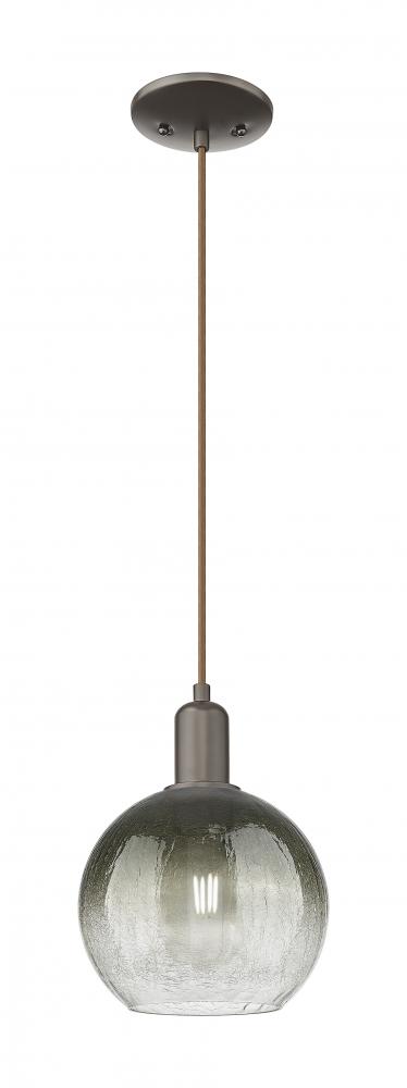 Brookhaven Globe - 1 Light - 6 inch - Oil Rubbed Bronze - Cord hung - Mini Pendant