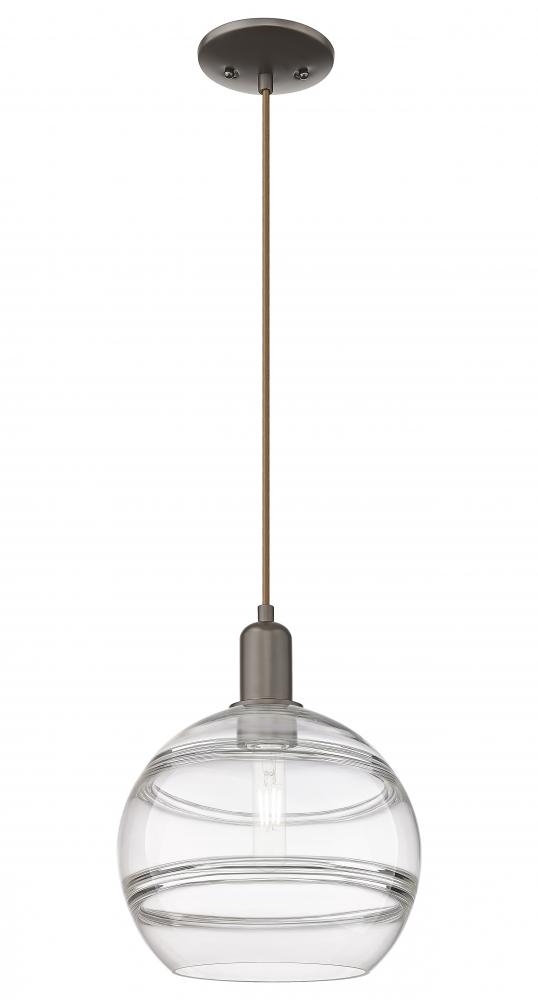 Rochester - 1 Light - 10 inch - Oil Rubbed Bronze - Cord hung - Mini Pendant