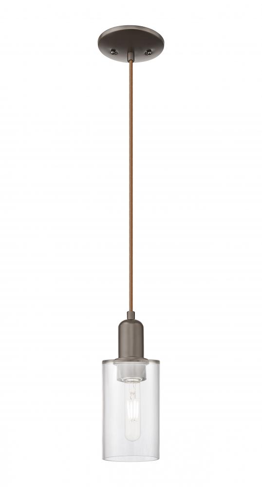 Clymer - 1 Light - 4 inch - Oil Rubbed Bronze - Cord hung - Mini Pendant