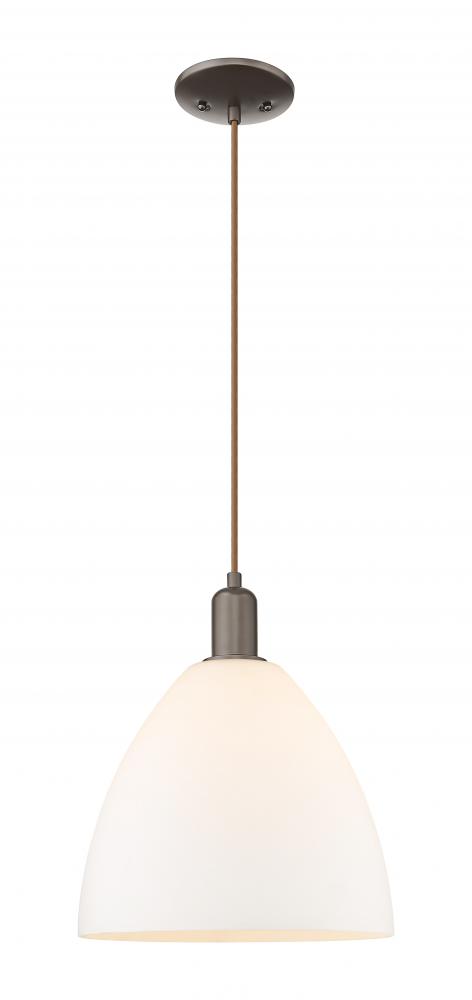Bristol - 1 Light - 12 inch - Oil Rubbed Bronze - Cord hung - Mini Pendant