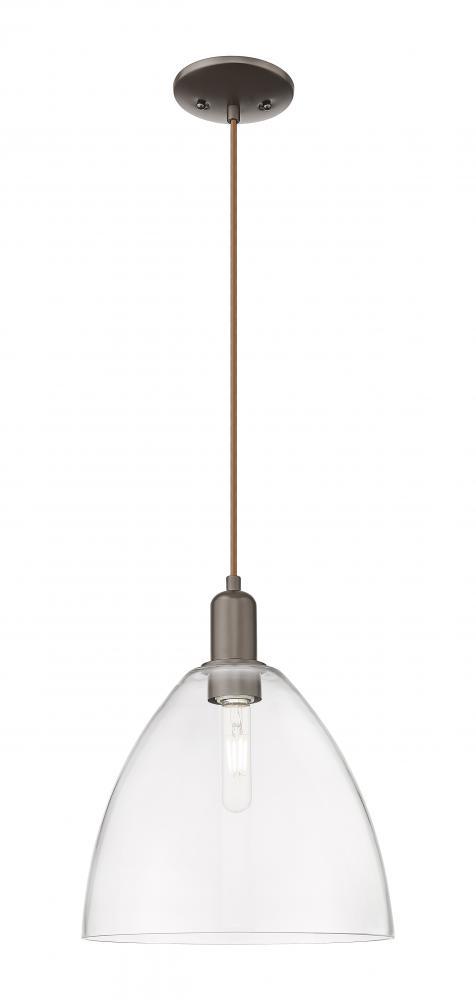 Bristol - 1 Light - 12 inch - Oil Rubbed Bronze - Cord hung - Mini Pendant