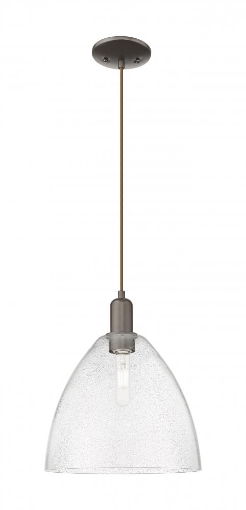 Bristol - 1 Light - 12 inch - Oil Rubbed Bronze - Cord hung - Mini Pendant