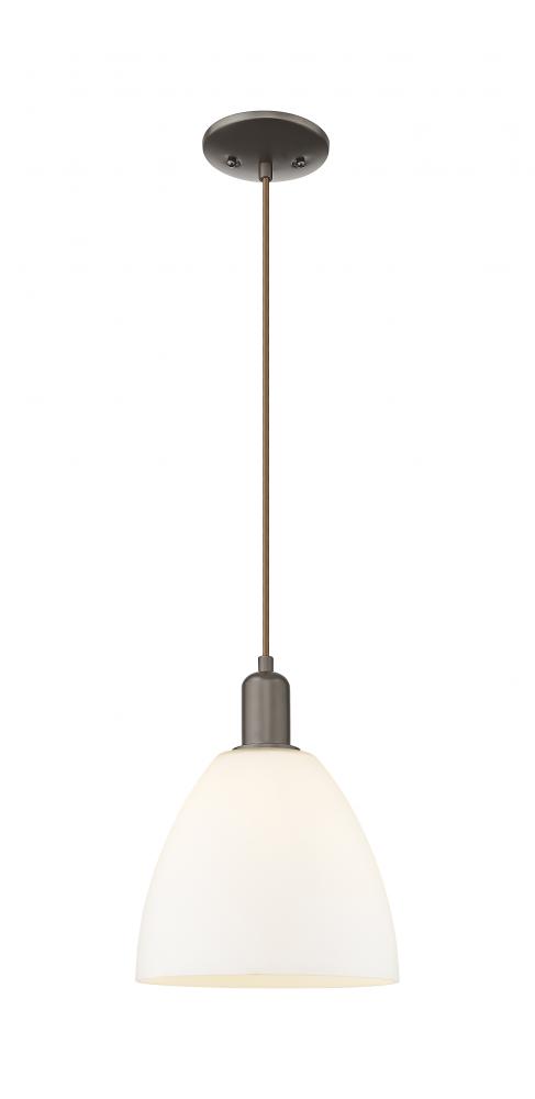 Bristol - 1 Light - 9 inch - Oil Rubbed Bronze - Cord hung - Mini Pendant