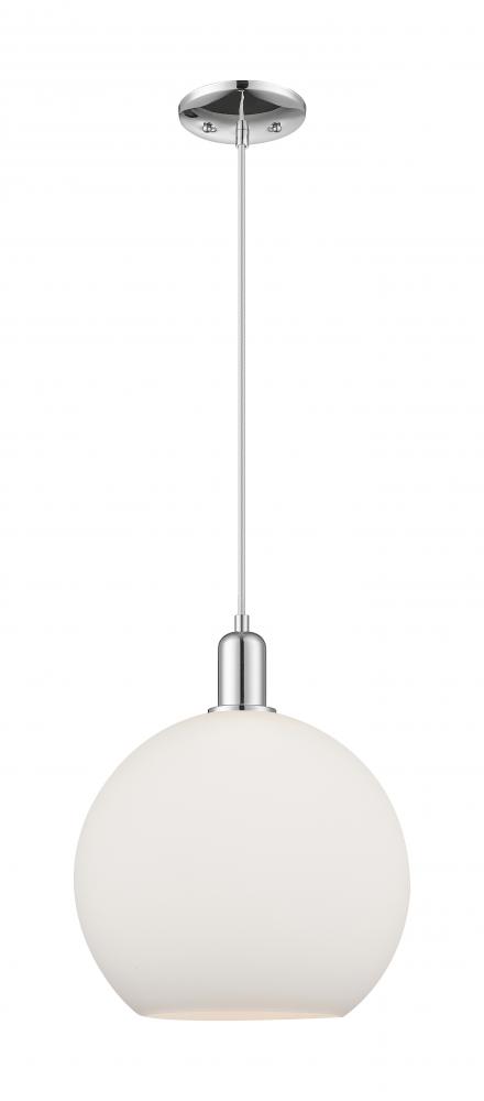 Athens - 1 Light - 12 inch - Polished Chrome - Cord hung - Mini Pendant