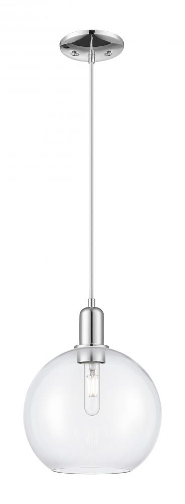 Athens - 1 Light - 10 inch - Polished Chrome - Cord hung - Mini Pendant
