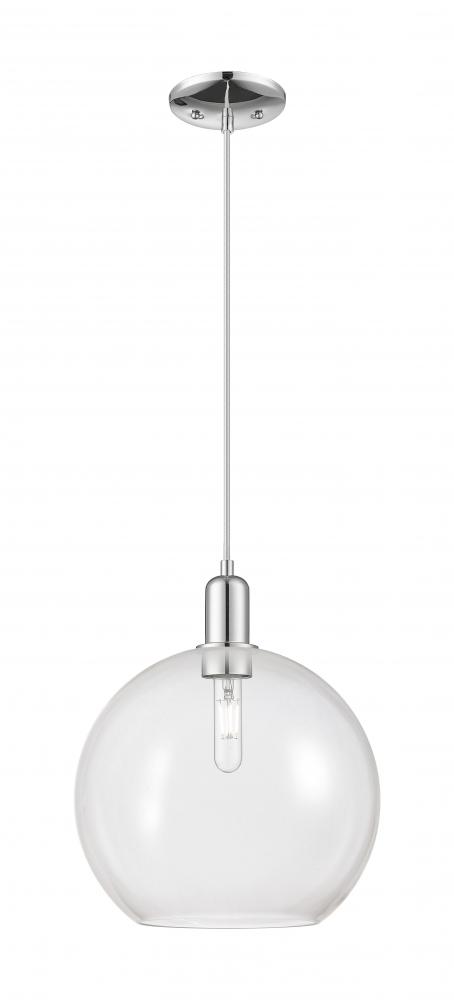 Athens - 1 Light - 12 inch - Polished Chrome - Cord hung - Mini Pendant