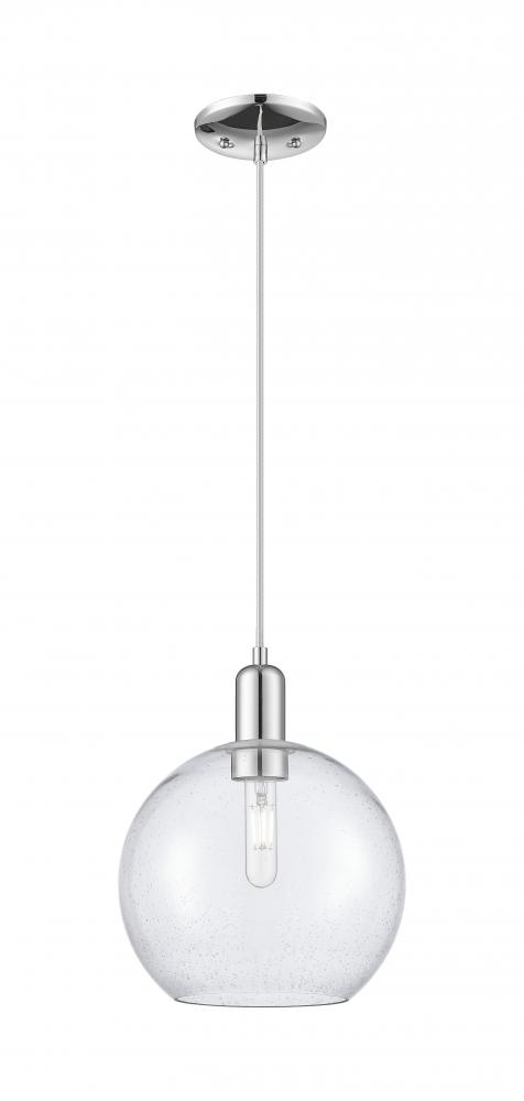 Athens - 1 Light - 10 inch - Polished Chrome - Cord hung - Mini Pendant