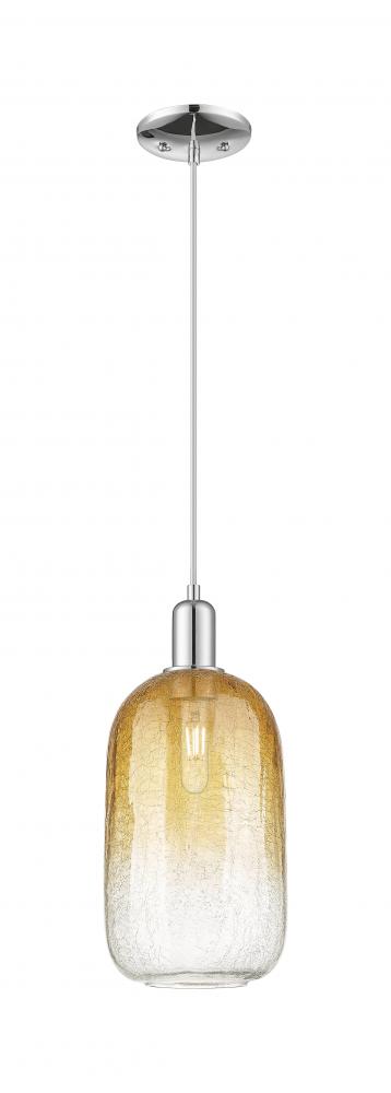 Brookhaven Cloche - 1 Light - 6 inch - Polished Chrome - Cord hung - Mini Pendant