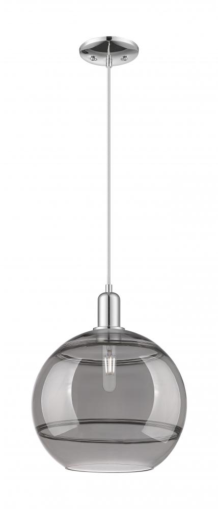 Rochester - 1 Light - 12 inch - Polished Chrome - Cord hung - Mini Pendant