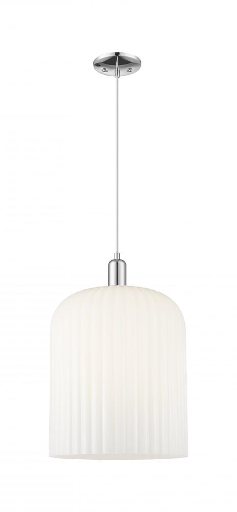 Bridal Veil - 1 Light - 12 inch - Polished Chrome - Cord hung - Mini Pendant