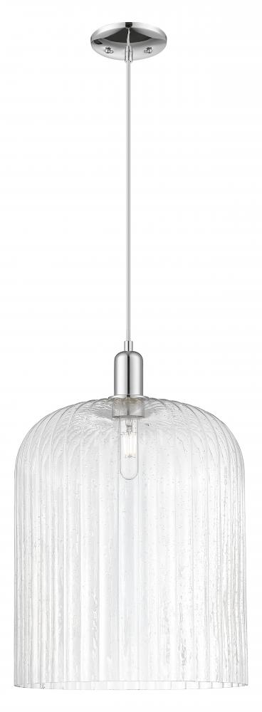 Bridal Veil - 1 Light - 12 inch - Polished Chrome - Cord hung - Mini Pendant