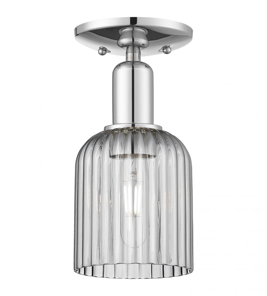 Bridal Veil - 1 Light - 6 inch - Polished Chrome - Cord hung - Mini Pendant