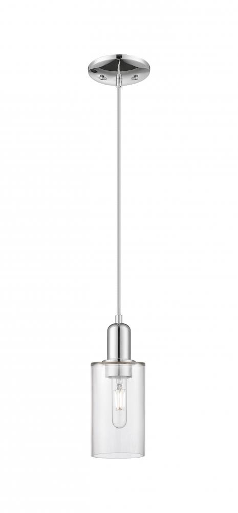 Clymer - 1 Light - 4 inch - Polished Chrome - Cord hung - Mini Pendant