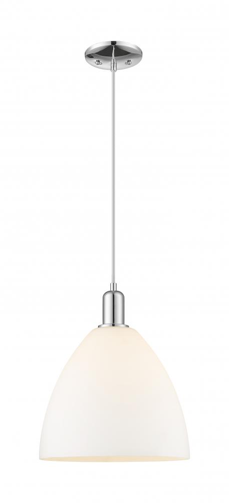 Bristol - 1 Light - 12 inch - Polished Chrome - Cord hung - Mini Pendant