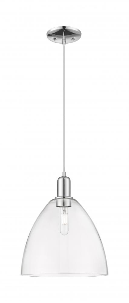 Bristol - 1 Light - 12 inch - Polished Chrome - Cord hung - Mini Pendant