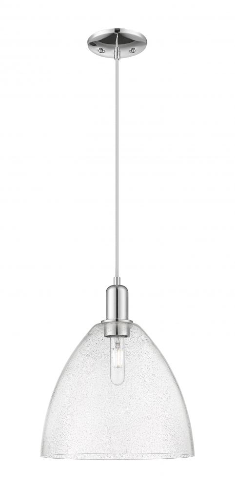 Bristol - 1 Light - 12 inch - Polished Chrome - Cord hung - Mini Pendant