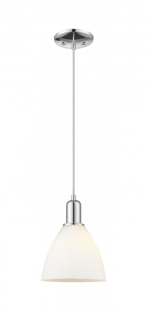 Bristol - 1 Light - 8 inch - Polished Chrome - Cord hung - Mini Pendant