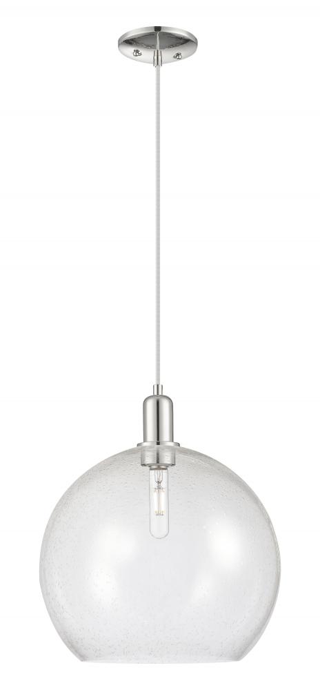 Athens - 1 Light - 14 inch - Polished Nickel - Cord hung - Mini Pendant