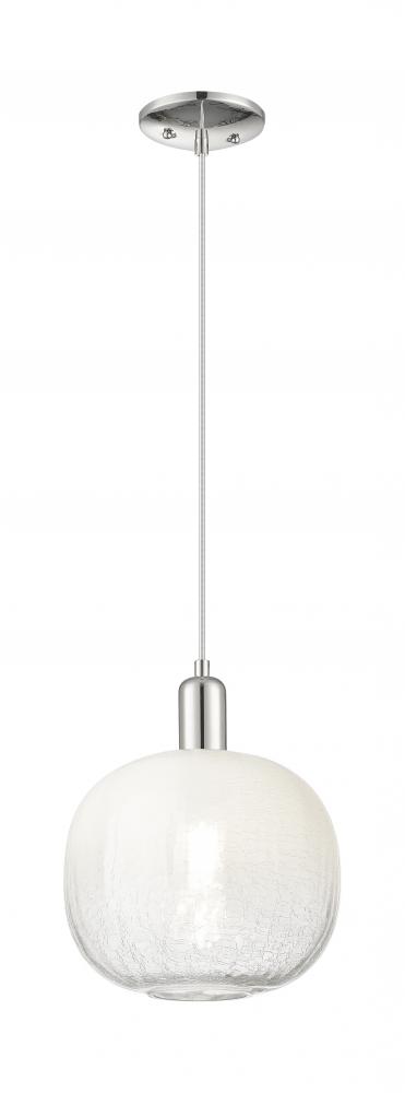 Brookhaven Sphere - 1 Light - 6 inch - Polished Nickel - Cord hung - Mini Pendant