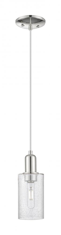 Clymer - 1 Light - 4 inch - Polished Nickel - Cord hung - Mini Pendant