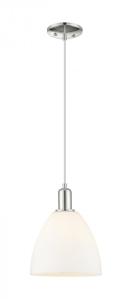 Bristol - 1 Light - 9 inch - Polished Nickel - Cord hung - Mini Pendant