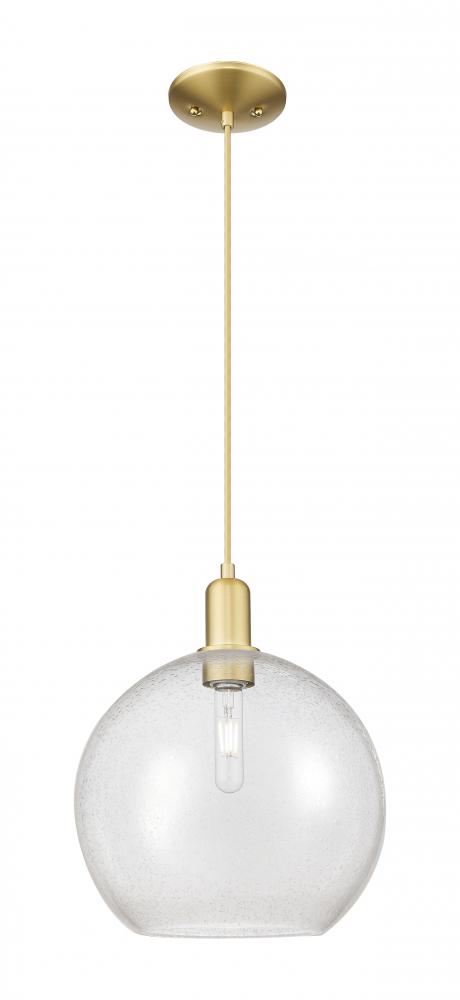 Athens - 1 Light - 12 inch - Satin Gold - Cord hung - Mini Pendant