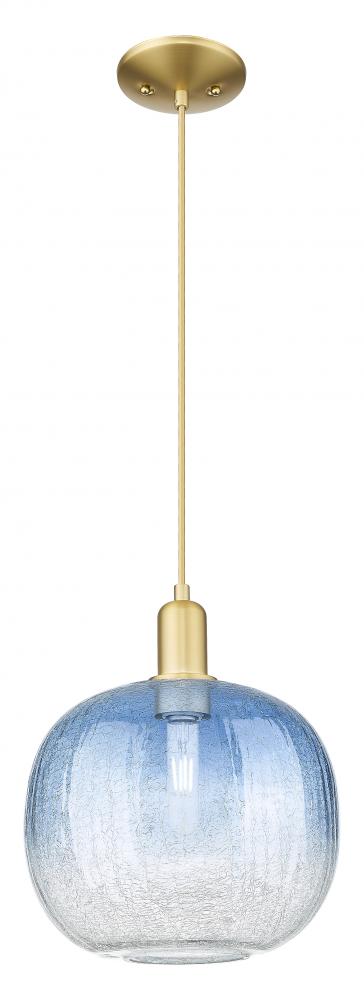 Brookhaven Sphere - 1 Light - 6 inch - Satin Gold - Cord hung - Mini Pendant