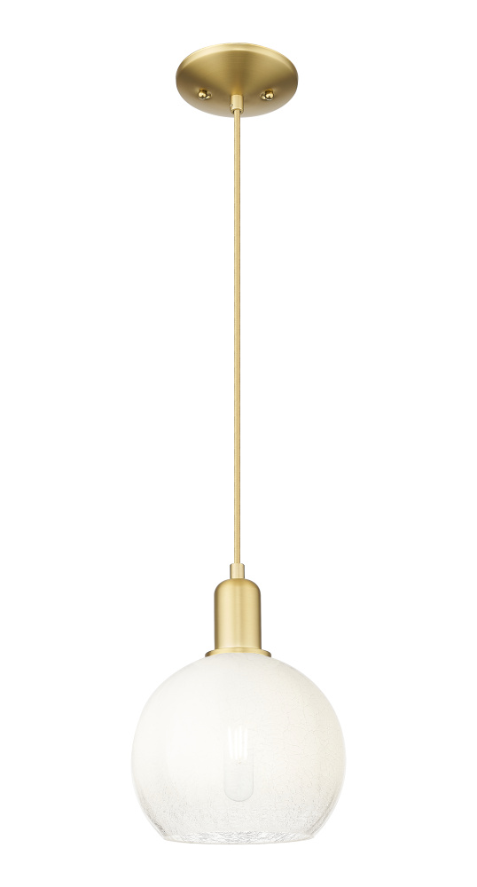 Brookhaven Globe - 1 Light - 6 inch - Satin Gold - Cord hung - Mini Pendant