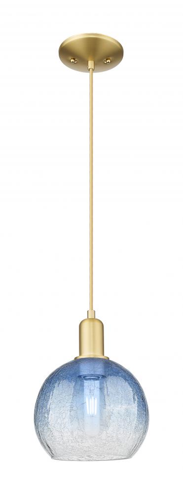 Brookhaven Globe - 1 Light - 6 inch - Satin Gold - Cord hung - Mini Pendant