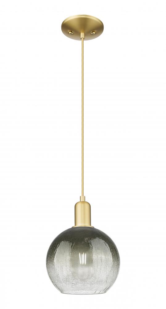Brookhaven Globe - 1 Light - 6 inch - Satin Gold - Cord hung - Mini Pendant